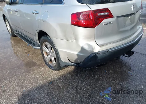 2012 Acura Mdx Technology Package z USA, uszkodzony, nr VIN 2HNYD2H32CH510846